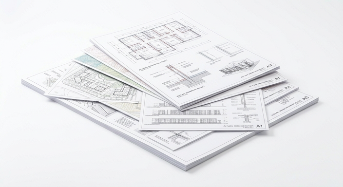 Architectural plan printing