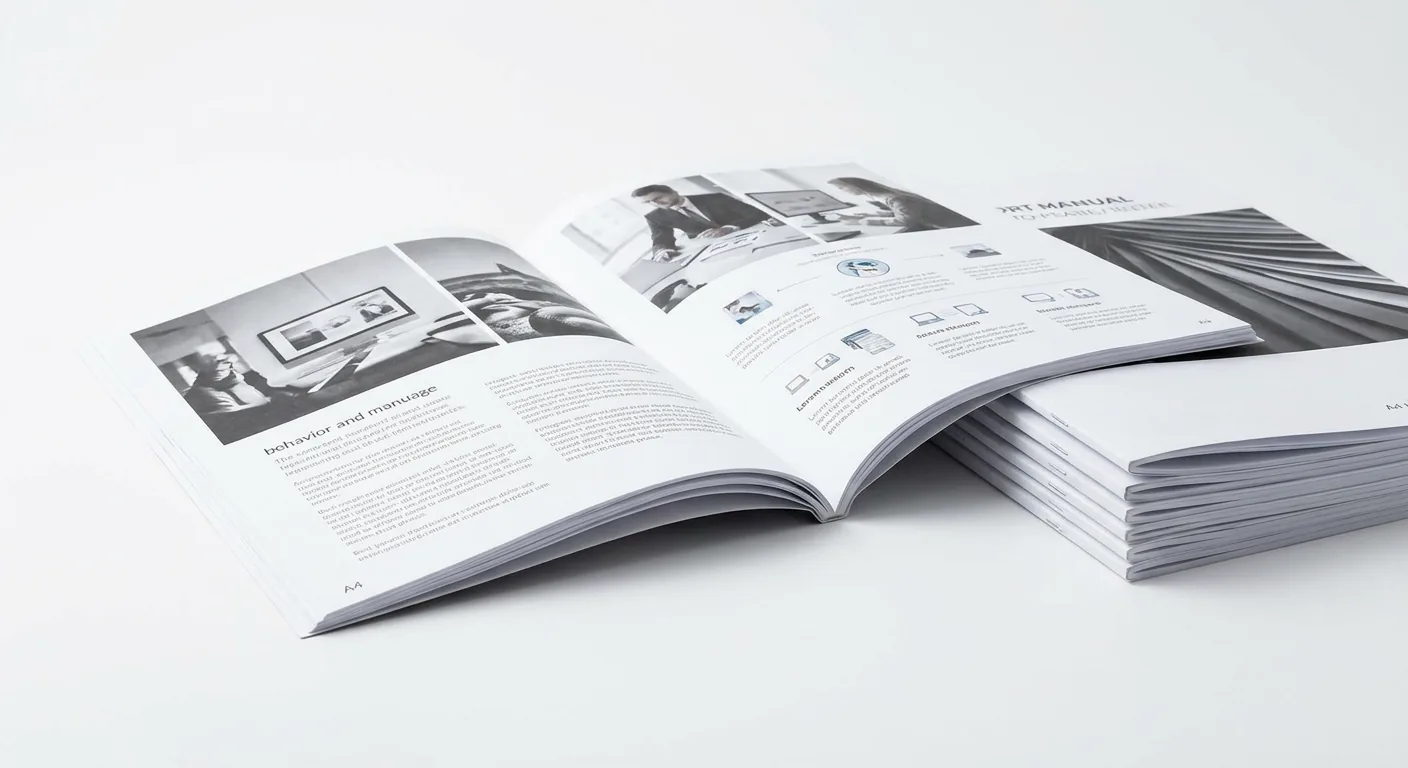 Booklet and brochure printing at Hendon Print Shop, Hendon NW4