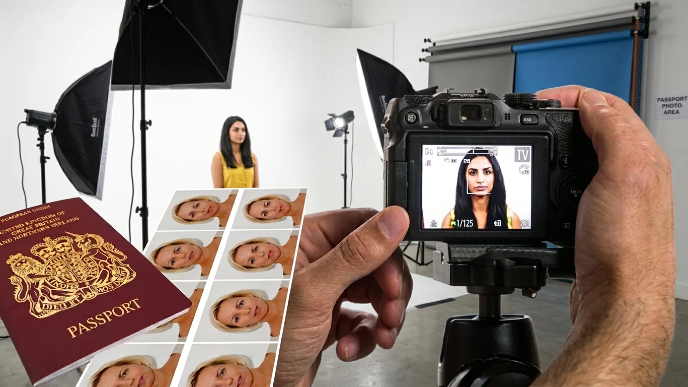 Passport and ID photo service at Hendon Print Shop, Hendon NW4